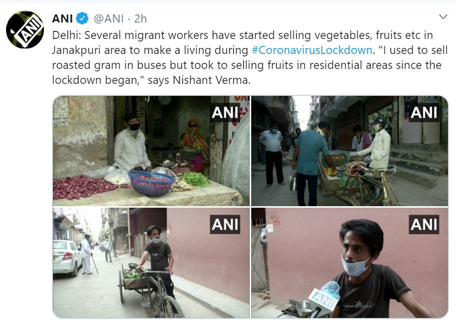 Migrant workers in Delhi 
