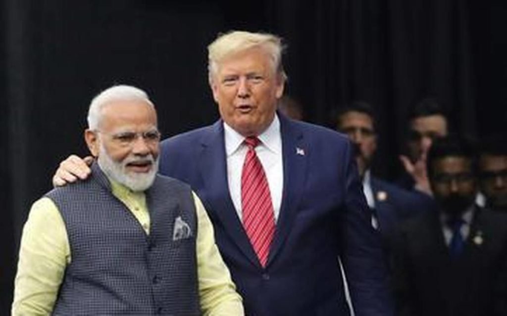 Trump came in Support with PM Modi