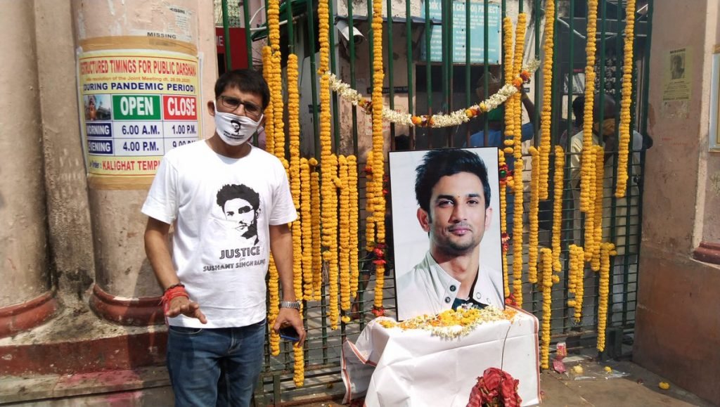fans Demands Justice for SSR in Kolkata