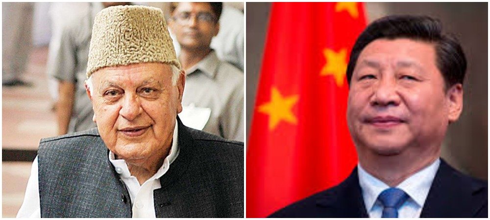 Farooq abdullah stand with china over LAC issue