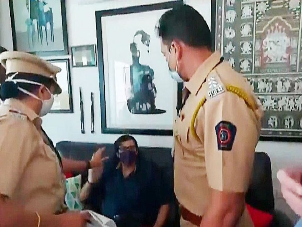 arnab arrested By Mumbai Police