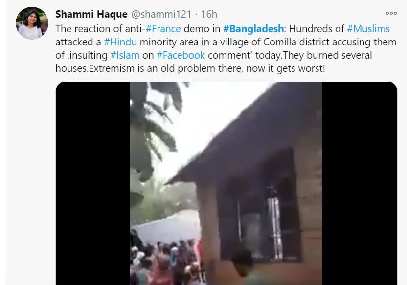 bangladesh incident hindu people house burn