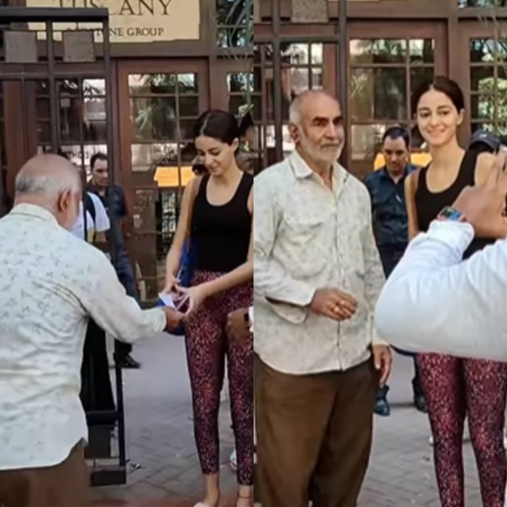 Ananya Pandey old age Fan Moment