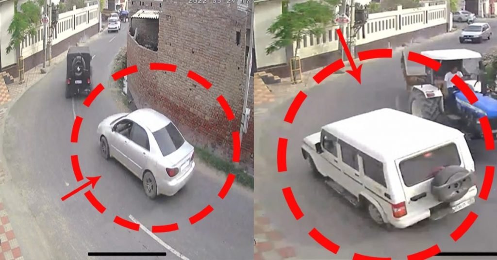 Attackers car overtaking Moosewala Thar